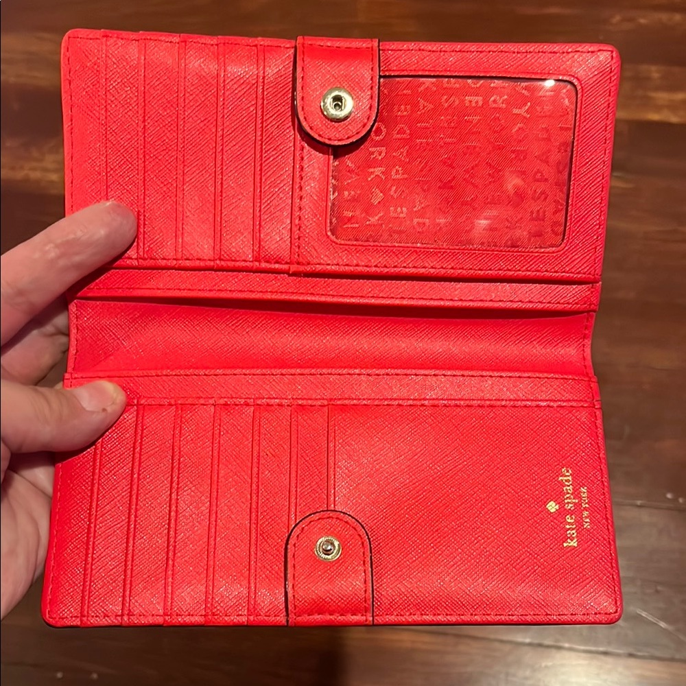 Kate Spade Red Wallet - Picture 2 of 4